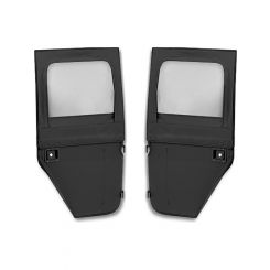 Bestop Doors Rear Fabric Black Diamond Jeep Wrangler JL 2018-20 Kit