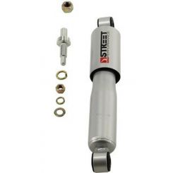 Bell Tech Shock Street Performance Twintube Steel Silver Paint Front 1