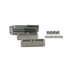 Bell Tech Leaf Spring Block Kit 1 in Lowering Hardware / U-Bolts Aluminu