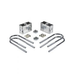 Bell Tech Leaf Spring Block Kit 3 in Lowering Hardware / U-Bolts 2 Degre