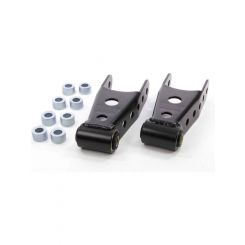 Bell Tech Spring Shackle 2 to 3 in Lowering Rubber Bushings Steel Black