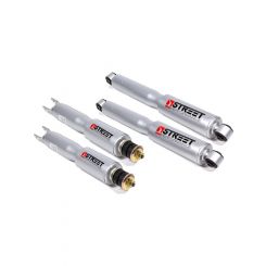 Bell Tech Shock Street Performance Twintube Steel Silver Paint 0 to 4 in