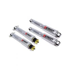 Bell Tech Shock Street Performance Twintube Steel Silver Paint 0 to 4 in