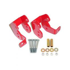 Bmr Suspension Control Arm Bracket Relocation Lower Bolt-On Steel Red