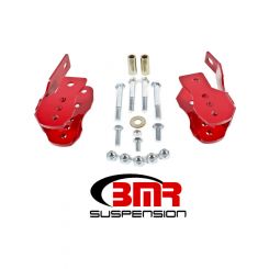 Bmr Suspension Control Arm Bracket Relocation Lower Bolt-On Steel Red