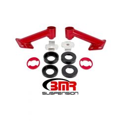 Bmr Suspension Cradle Bushing Lockout Steel Red Powder Coat Ford Musta