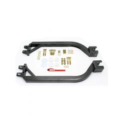 Bmr Suspension Subframe Connectors Bolt-On Steel Black Powder Coat GM