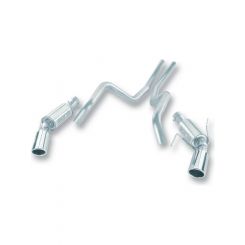 Borla Exhaust System S-Type Cat-Back 2-1/2 in Tailpipe 4 in Tips Stain