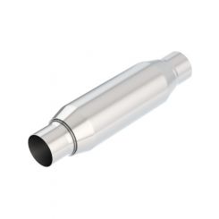 Borla Resonator CrateMuffler 2-1/4 in Center Inlet 2-1/4 in Center Out