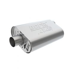 Borla Muffler CrateMuffler 2-1/2 in Offset Inlet 2-1/2 in Center Outle
