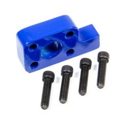 Bsb Manufacturing Shock Mount Bolt-On Aluminum Blue Anodize BSB Birdcage