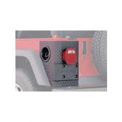 Bushwacker Body Guard Trail Armor Corner Rear Stick-On Plastic Jeep Wra