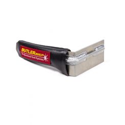 Butlerbuilt Head Support Driver Side 2 in Black Cloth Cover Inc