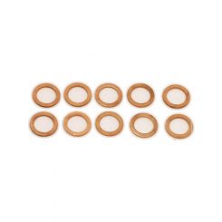 Canton Crush Washer - 1/2 in ID - Copper - Set of 10