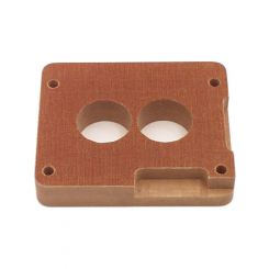 Canton Carburetor Spacer 1 in Thick 2 Hole Holley 2-Barrel Phenolic