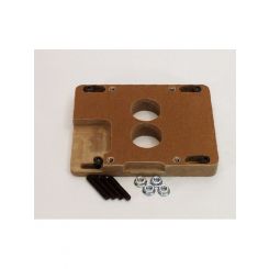 Canton Carburetor Adapter 1 in Thick 2 Hole Holley 2-Barrel to Square