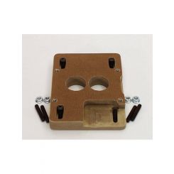 Canton Carburetor Adapter 1 in Thick 2 Hole Holley 2-Barrel to Spread