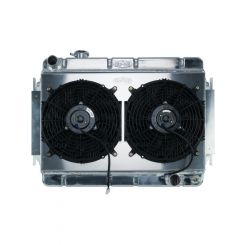 Cold Case Radiators Radiator and Fan 27.75 in W x 20.5 in H x 3 in H
