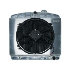 Cold Case Radiators Radiator and Fan 23.5 in W x 23.5 in H x 3 in D