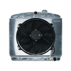 Cold Case Radiators Radiator and Fan 23.5 in W x 23.5 in H x 3 in D