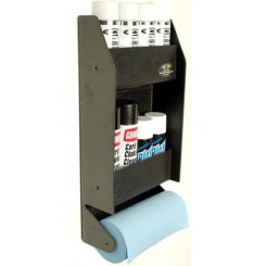 Clear One Trailer Cabinet 12 x 23-5/16 x 4-13/16 in Plastic Black