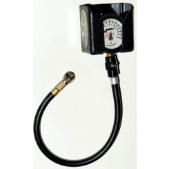 Clear One Tire Pressure Gauge Holder Wall Mount Plastic Black 0 to 3-1/