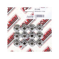 Coleman Machine Weld-On Nut 3/8-16 in Thread Steel Natural Set of 12