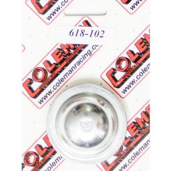 Coleman Machine Wheel Hub Dust Cap Press-In Steel GM Spindles