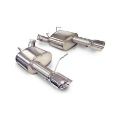 Corsa Performance Exhaust System Xtreme Axle-Back 3 in Diameter 4 in Ti
