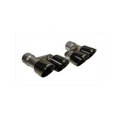 Corsa Performance Exhaust Tip Pro Series Clamp-On 3 in Inlet Dual 4