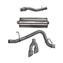 Corsa Performance Exhaust System Sport Cat-Back 3 in Diameter Single Si