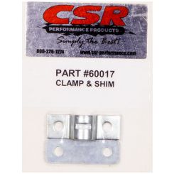 Csr Performance Throttle Cable Clamp and Shim - Steel - Natural - Kit