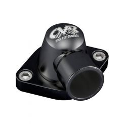 CVR Water Neck 90 Degree 1-1/2 in ID Hose Swivel O-Ring Aluminum Black