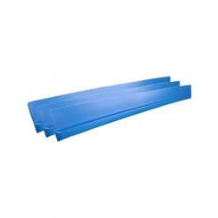 Dominator Racing Products Rocker Panel Molded Plastic Blue Set of 3