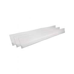 Dominator Racing Products Rocker Panel Molded Plastic White Set of 3