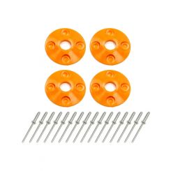Dominator Racing Products Scuff Plate 1-1/2 in OD 1/2 in ID Plastic O
