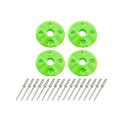 Dominator Racing Products Scuff Plate 1-1/2 in OD 1/2 in ID Plastic X