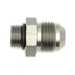 Deatschwerks Fitting Adapter Straight 6 AN O-Ring Male to 8 AN Male