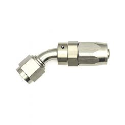Deatschwerks Fitting Hose End 45 Degree 6 AN Hose to 6 AN Female Sw