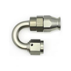 Deatschwerks Fitting Hose End PTFE Series 180 Degree 6 AN Hose to 6