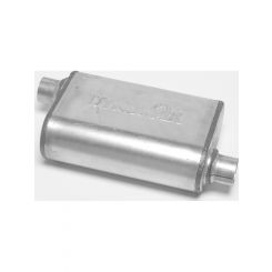 Dynomax Muffler Ultra Flo Welded 2-1/2 in Offset Inlet 2-1/2 in Offset