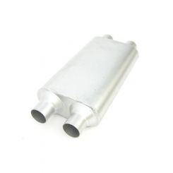 Dynomax Muffler Thrush Welded 2-1/4 in Offset Inlet 2-1/4 in Offset Out