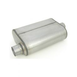Dynomax Muffler Thrush Welded 2-1/4 in Offset Inlet 2-1/4 in Center Out