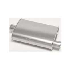 Dynomax Muffler Thrush Turbo 2-1/4 in Offset Inlet 2-1/4 in Center Outl