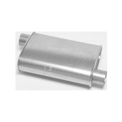Dynomax Muffler Thrush Turbo 2-1/4 in Offset Inlet 2-1/4 in Offset Outl