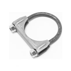 Dynomax Exhaust Clamp U-Clamp 2-1/2 in Diameter Steel Natural