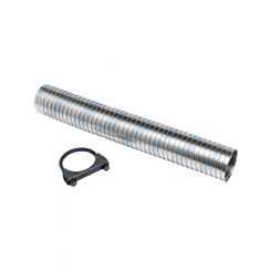 Dynomax Exhaust Flex Pipe Clamp-On Flexible 2-1/2 in Inlet 2-1/2 in Out