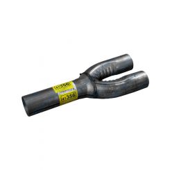 Dynomax Exhaust Y-Pipe 1-7/8 in Inlet 1-7/8 in Outlet Steel Aluminized