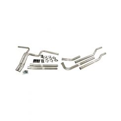 Dynomax Exhaust Pipe Kit Header-Back 2-1/4 in Pipe Diameter Steel Alumi