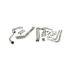 Dynomax Exhaust Pipe Kit Header-Back 2-1/4 in Pipe Diameter Steel Alumi